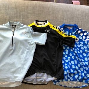 3 Castelli women’s cycling jerseys